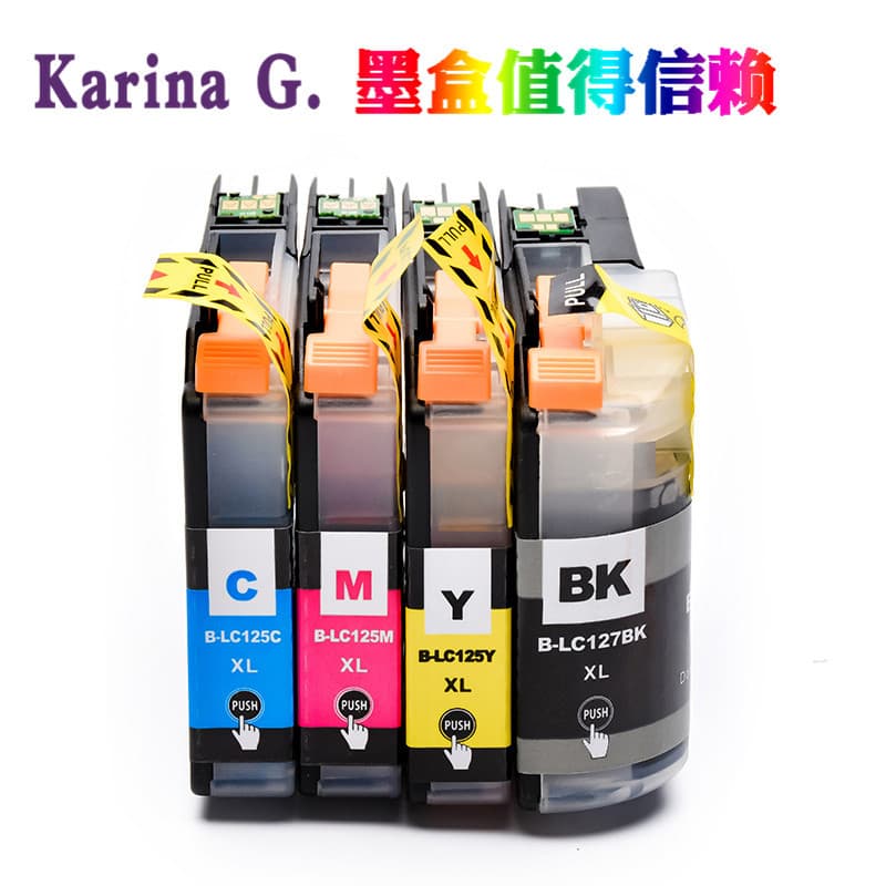 Compatible with Brother DCP-J4110DW MFC-J4410DW J4510DW Printer Ink Cartridge LC127 LC125