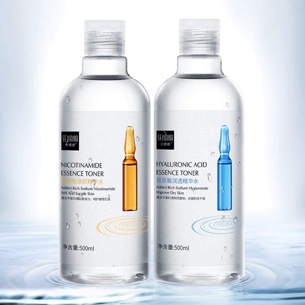 Senana Hyaluronic Acid Essence Water - Facial Hydrating and Moisturizing Skin Care for Wet Compress, Large Capacity Toner Wholesale