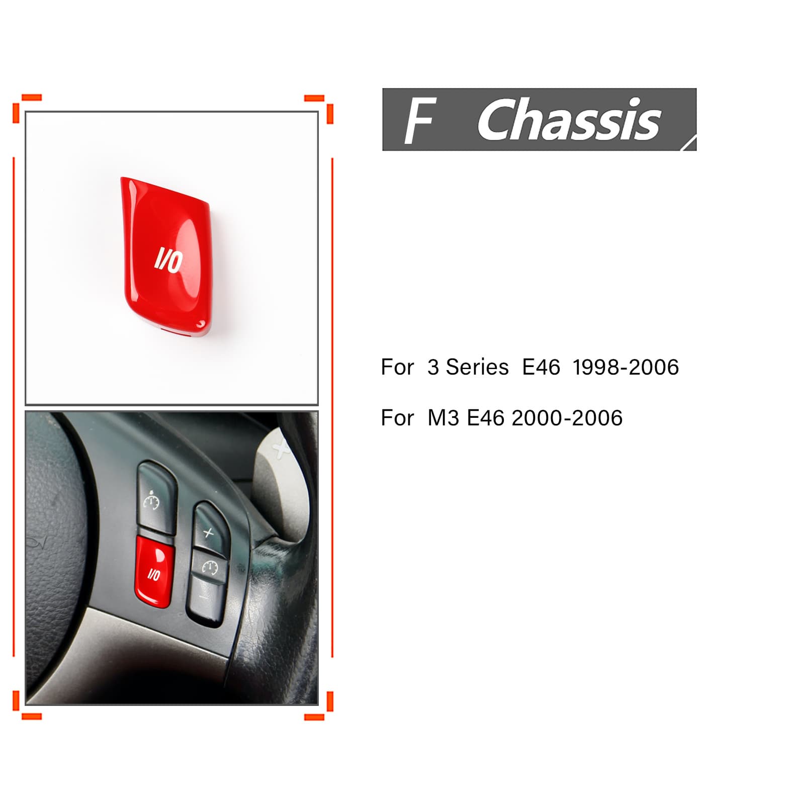 Replacement Sport Mode Track Mode Button for BMW E46 M3 Car Interior Modification Decoration Accessories