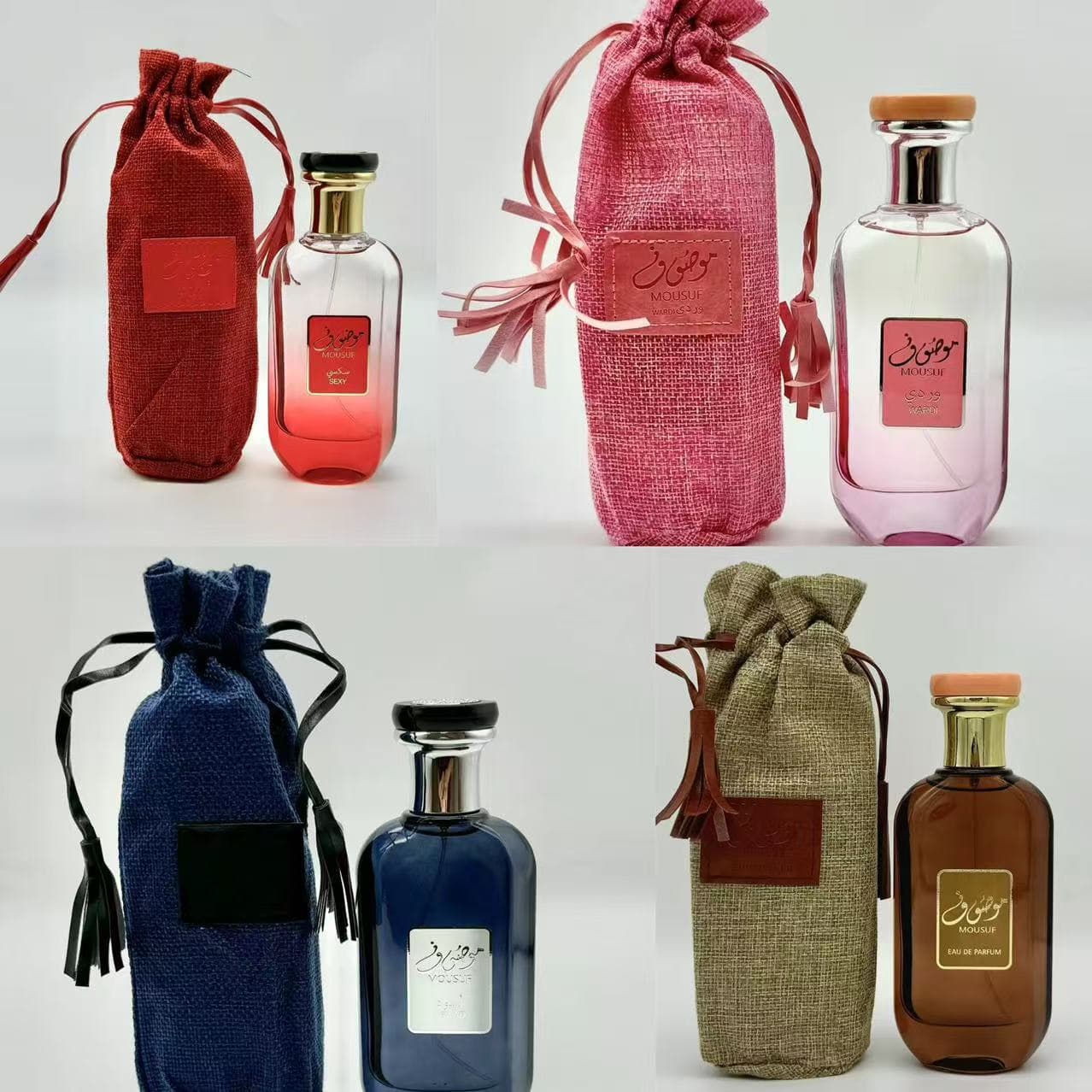 Cross-border Best-selling Dubai Bag Packed MOUSUF Arabic Premium Long-lasting Perfume for Men and Women