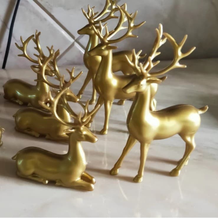 Living Room Wealth-Attracting Creative Ornament, Artificial Mountain Water Fountain with Deer, Bulk Manufacturer Wholesale Direct