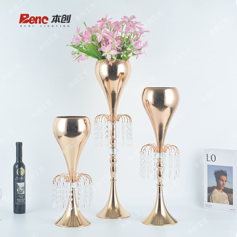 Wedding Decoration Aisle Stand, Wedding Props Flower Stand, European Style Flower Vase, Christmas Wedding Decoration, Home Simulation Vase Ornament