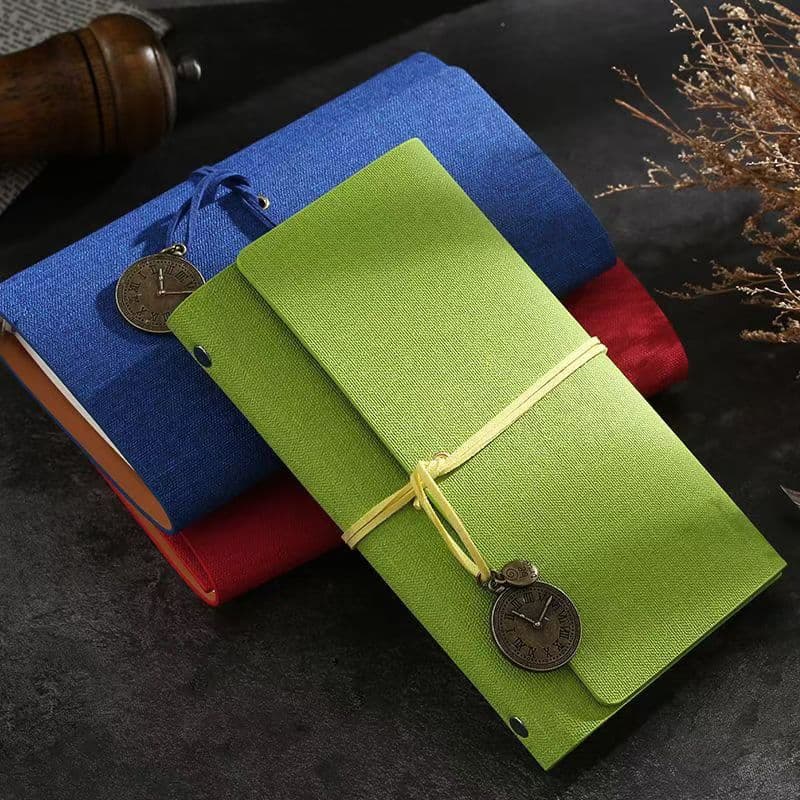 A6 Binder Tie Creative Journal Retro Notebook Student Souvenir Notepad Manufacturer Wholesale