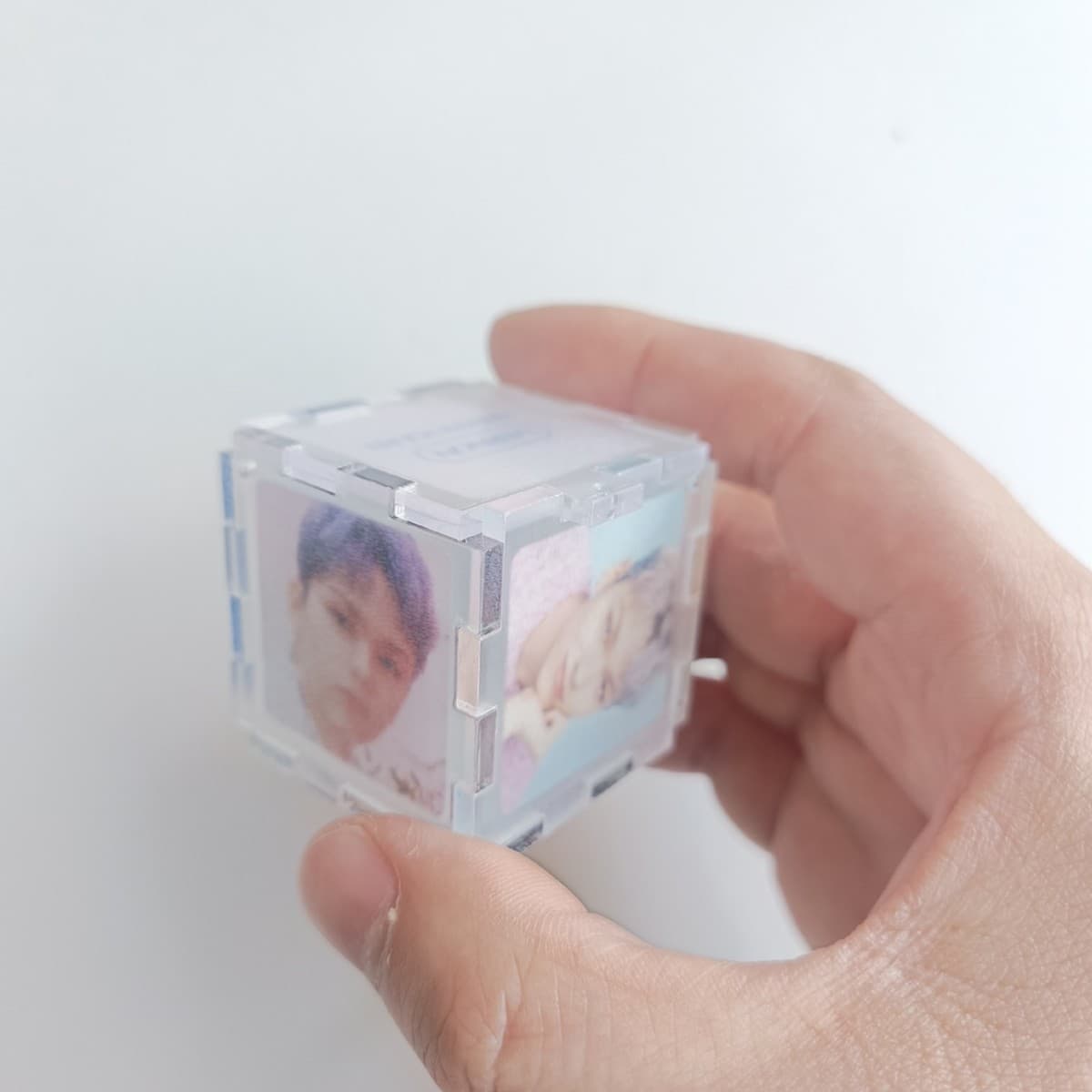 DIY Puzzle Combination Acrylic Small Pendant Celebrity Idol Cube Photo Collection Creative Gift Set