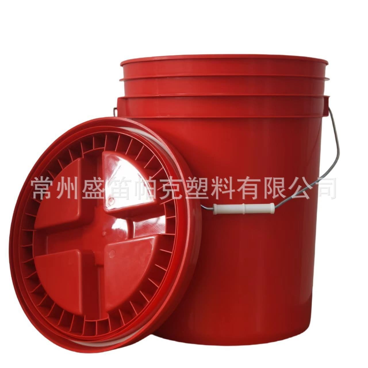 18-Liter New Material American Plastic Bucket, Paint Storage Bucket with Screw Cap for Reusable Sealing