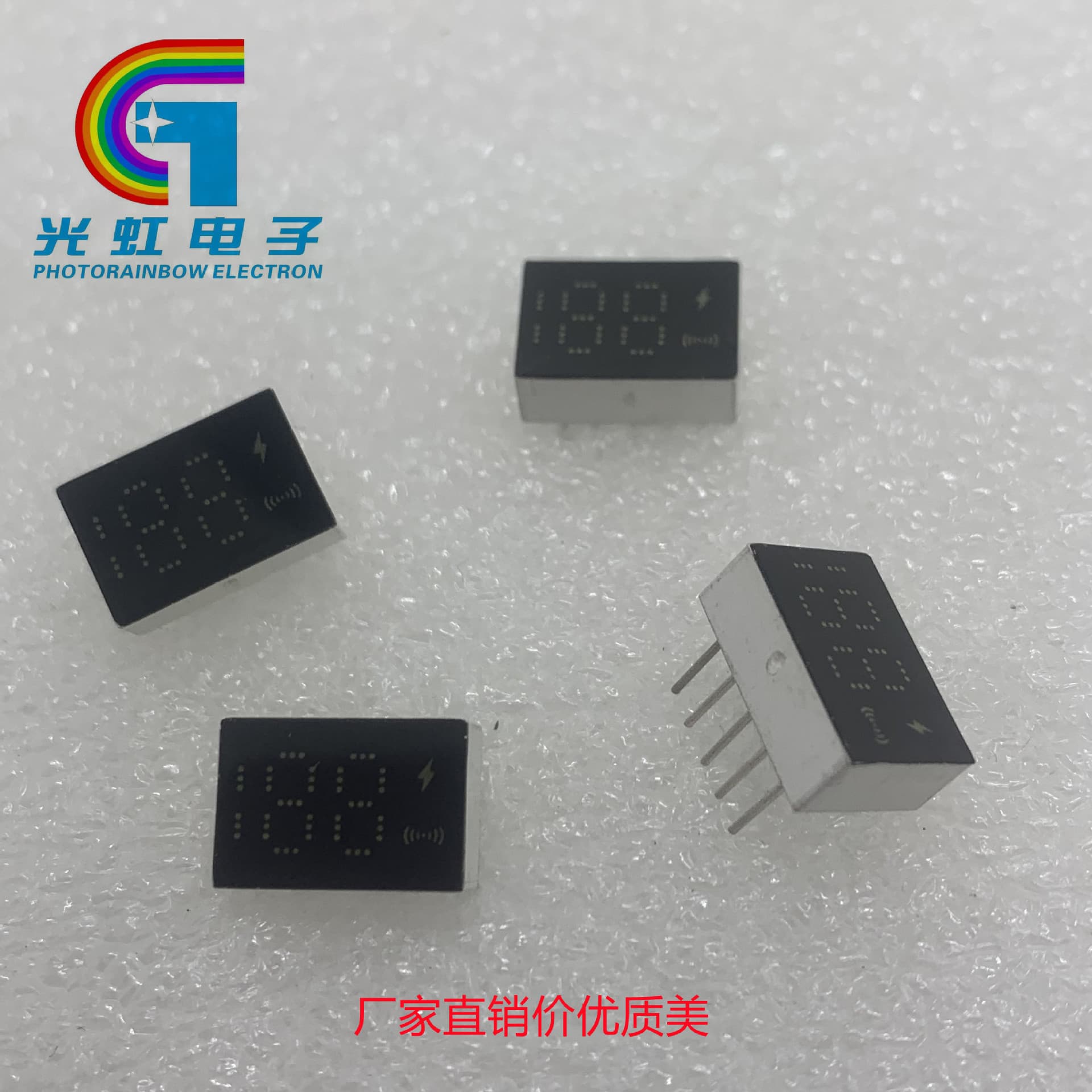 Factory Direct Sales LED Digital Screen 0.25 Inch High Brightness White Digital Tube Single Row 6-Pin Two-Digit LED Digital Tube