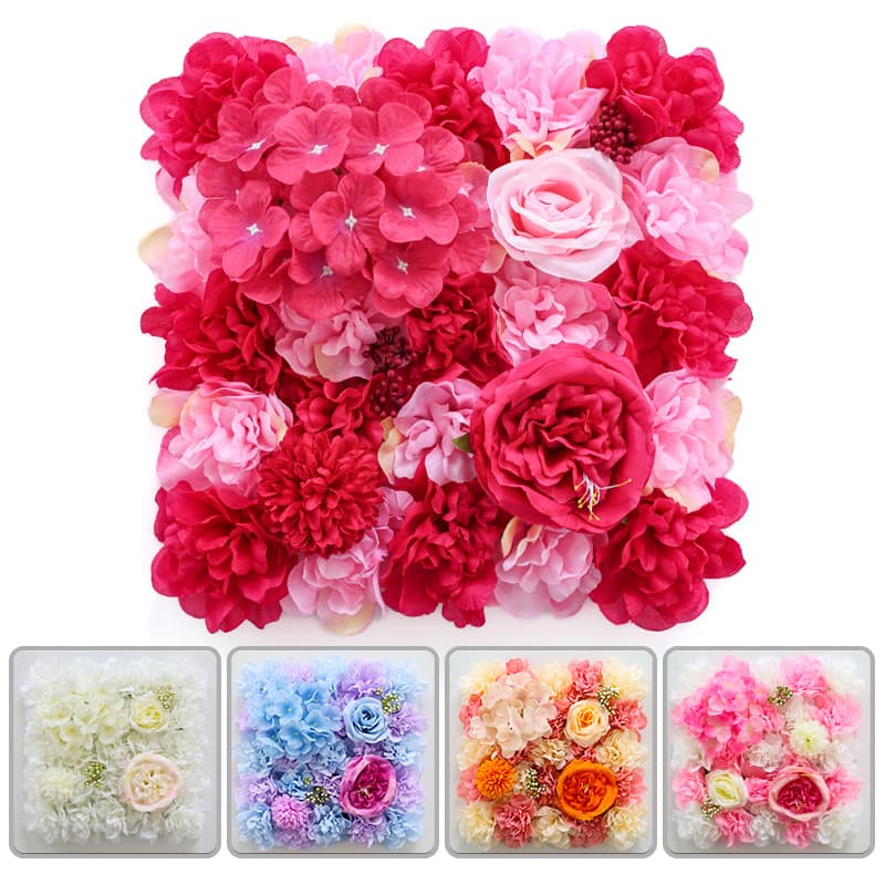 Artificial Flower Wall for Wedding Background, Mall Window Display, Stage Decoration Props