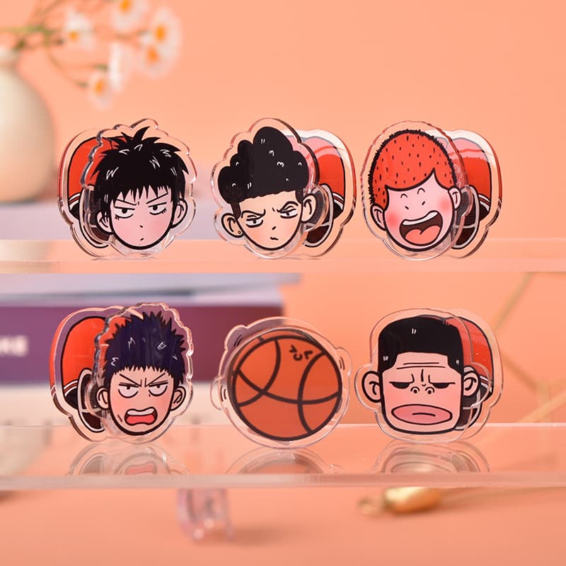 Slam Dunk Note Clip High-Looking PP Clip Standing Card Ins Student Multifunctional Vertical Hair Clip Niche Creative