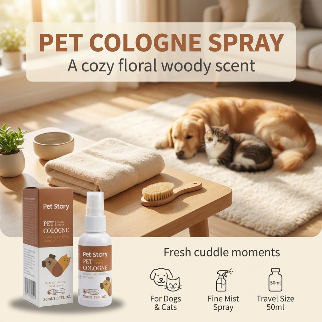 Love Pet Talk Pet Perfume 50ml Long-Lasting Cat Deodorant Dog Perfume Pet Odor Remover Wholesale