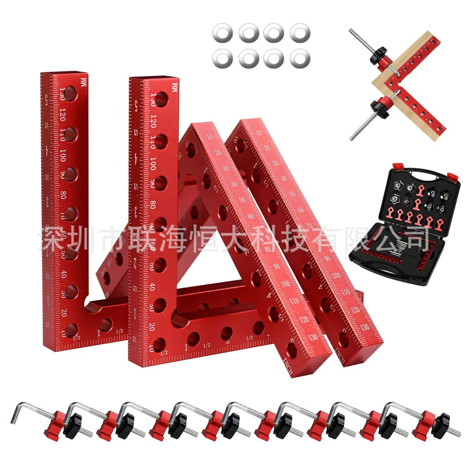Bulk Stock Woodworking Right Angle Clamp 90° Metal Square, Woodworking Clamp, Cross-border Hot Item