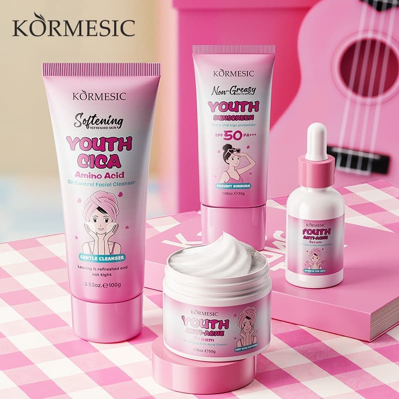 KORMESIC Amino Acid Teen Facial Set - Cross-border Trade Manufacturer Wholesale