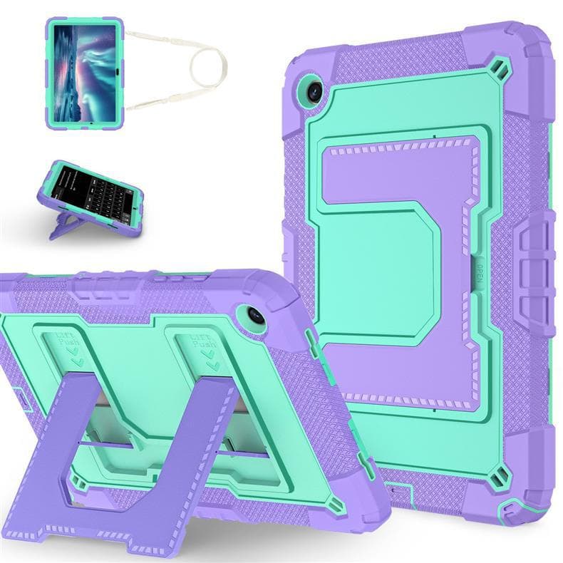Suitable for Samsung tab A9 plus 11-inch tablet protective cover A9+ silicone anti-fall bracket three-proof protective case