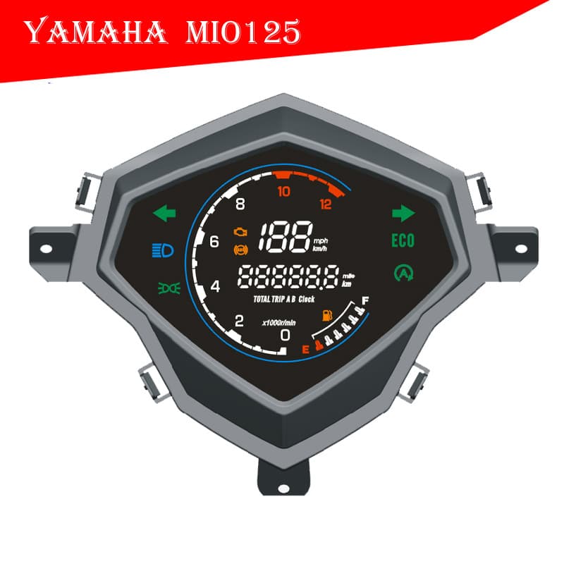 YAMAHA MIO I 125 M3 motorcycle with LED electronic instrument panel, a hot seller in the Philippines and Indonesia, available for dropshipping.