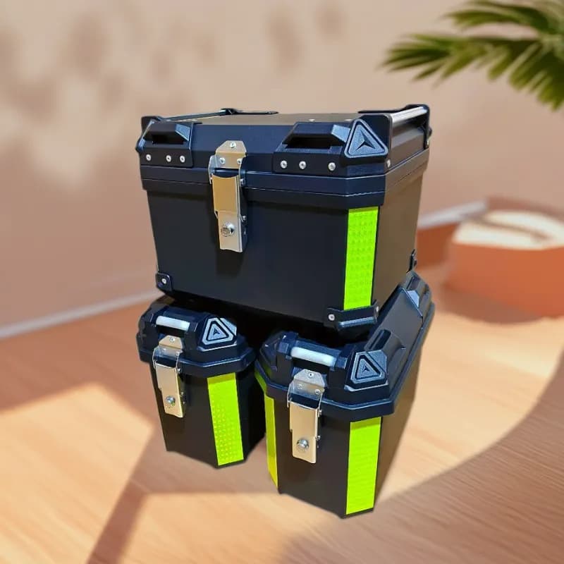36L Motorcycle Side Case, Electric Vehicle Side Box, Non-Aluminum Quick-Release Side Case, Waterproof, Thickened, Drop-Resistant, Large Capacity