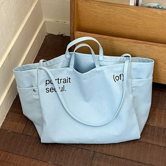 Lazy style tote bag for women 2026 new large-capacity commuter bag casual and versatile student shoulder handbag