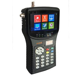 4.3-inch Combo (S2+T2+C) with Spectrum Analyzer Satellite Finder KPT-266S/T