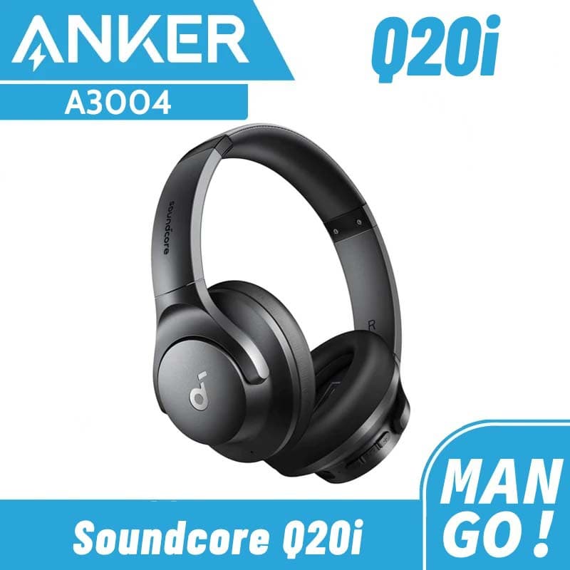 Soundcore Q20i Anker A3004 Over-Ear Wireless Bluetooth Headphones with 60H Battery Life