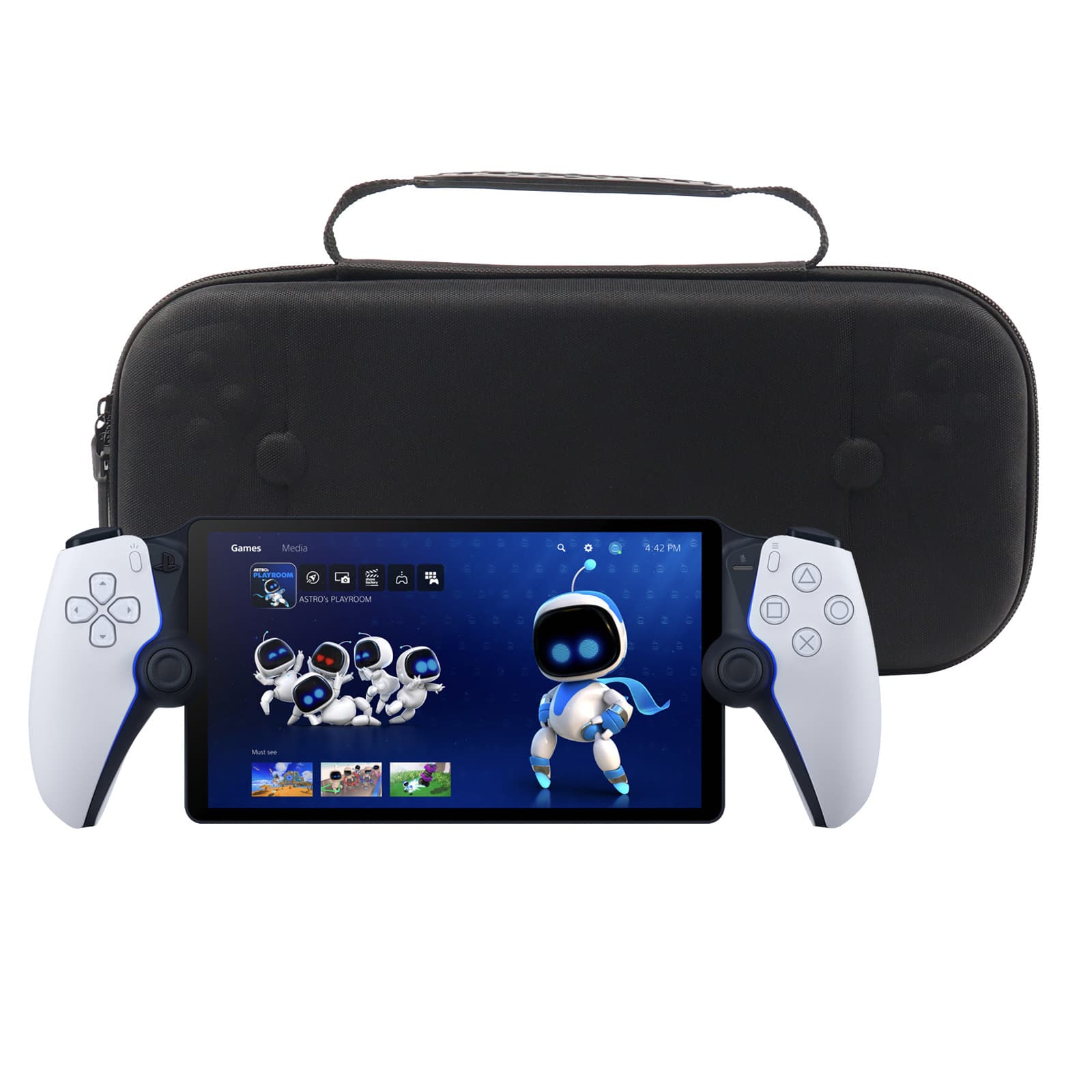 Compatible with PlayStation Portal Carrying Case, Project Q Portable EVA Protective Case