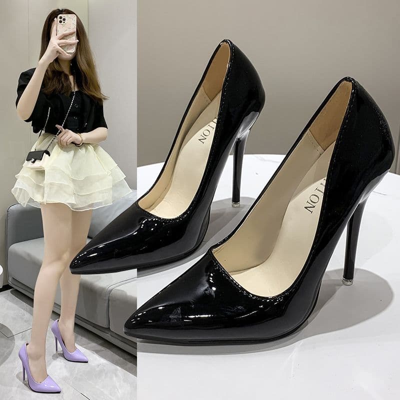 Size 35-50 49 Large Size Women's Shoes 12cm High Heels 48 Stiletto Work Shoes 47 Transvestite Shoes 46 Sexy Flats 45