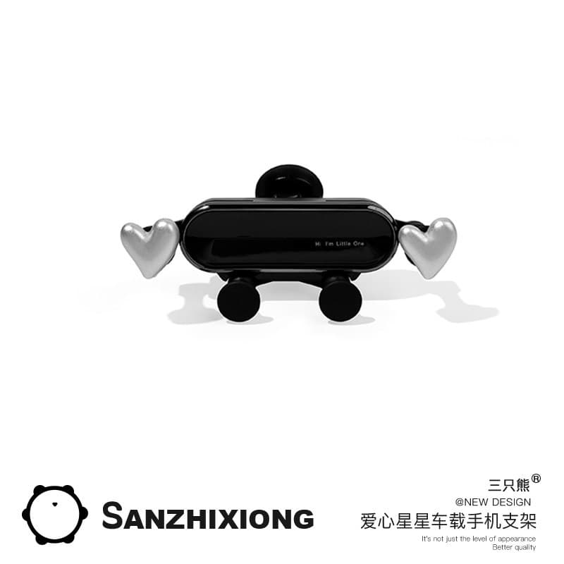 Car Phone Mount, Air Vent Clip, Navigation Holder, Cute Car Support Bracket for Women