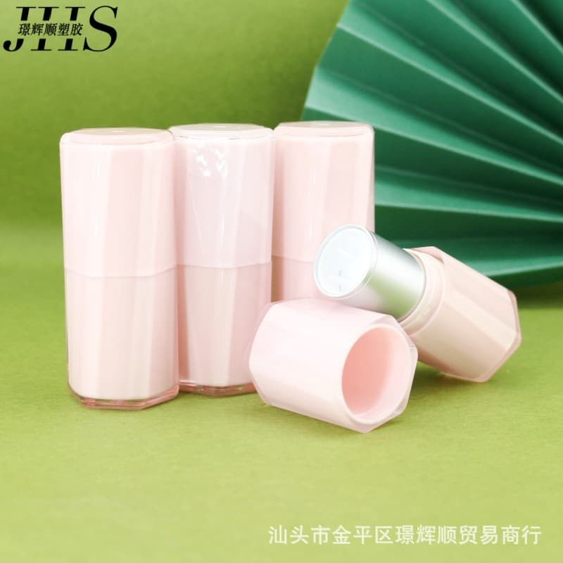 New Hexagonal Blush Tube 7g Highlighter Concealer Lipstick Tube Cosmetic Packaging Manufacturer Direct Wholesale