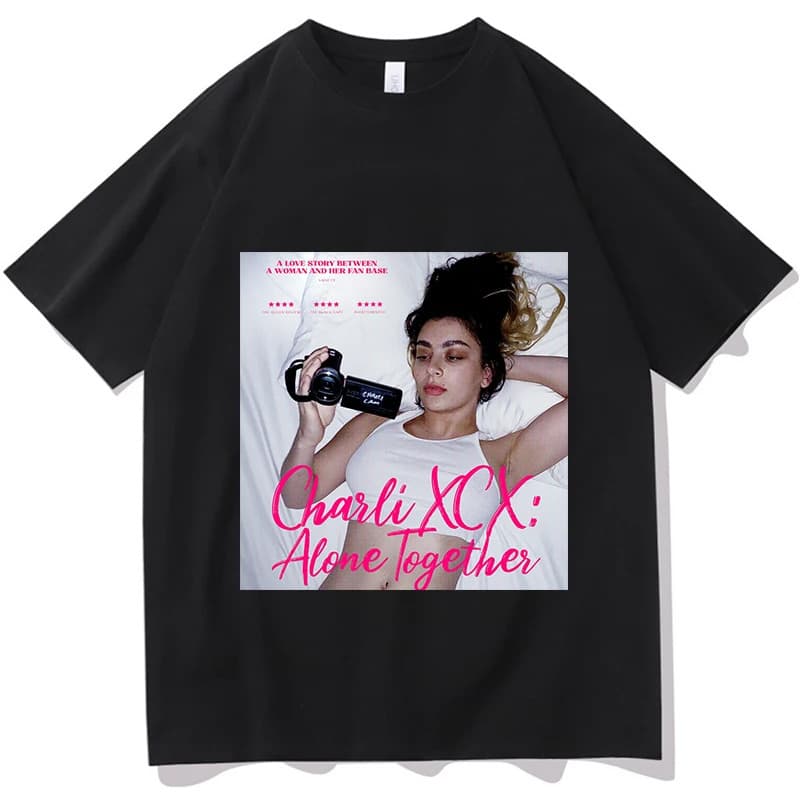 [Cross-border EU Size] Charli xcx Camera T-shirt Women's Clothing Style