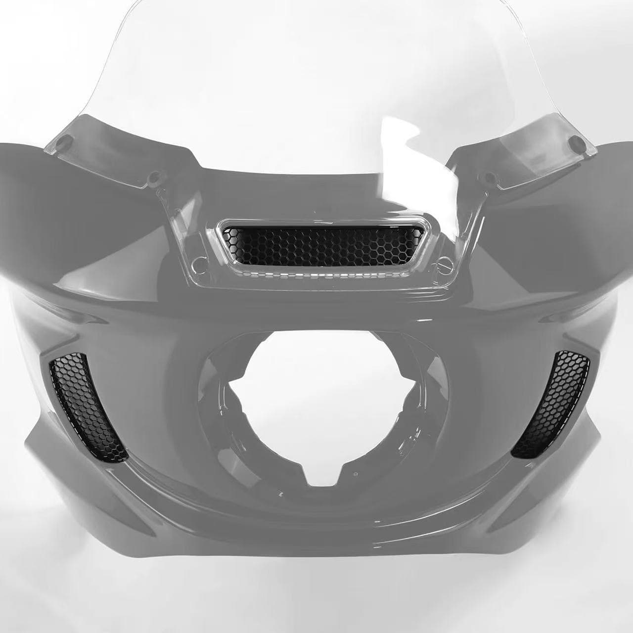 Compatible with Harley Low Rider ST, Fat Boy, Street Bob, Softail Modified Titan Front Fairing Nose Cover