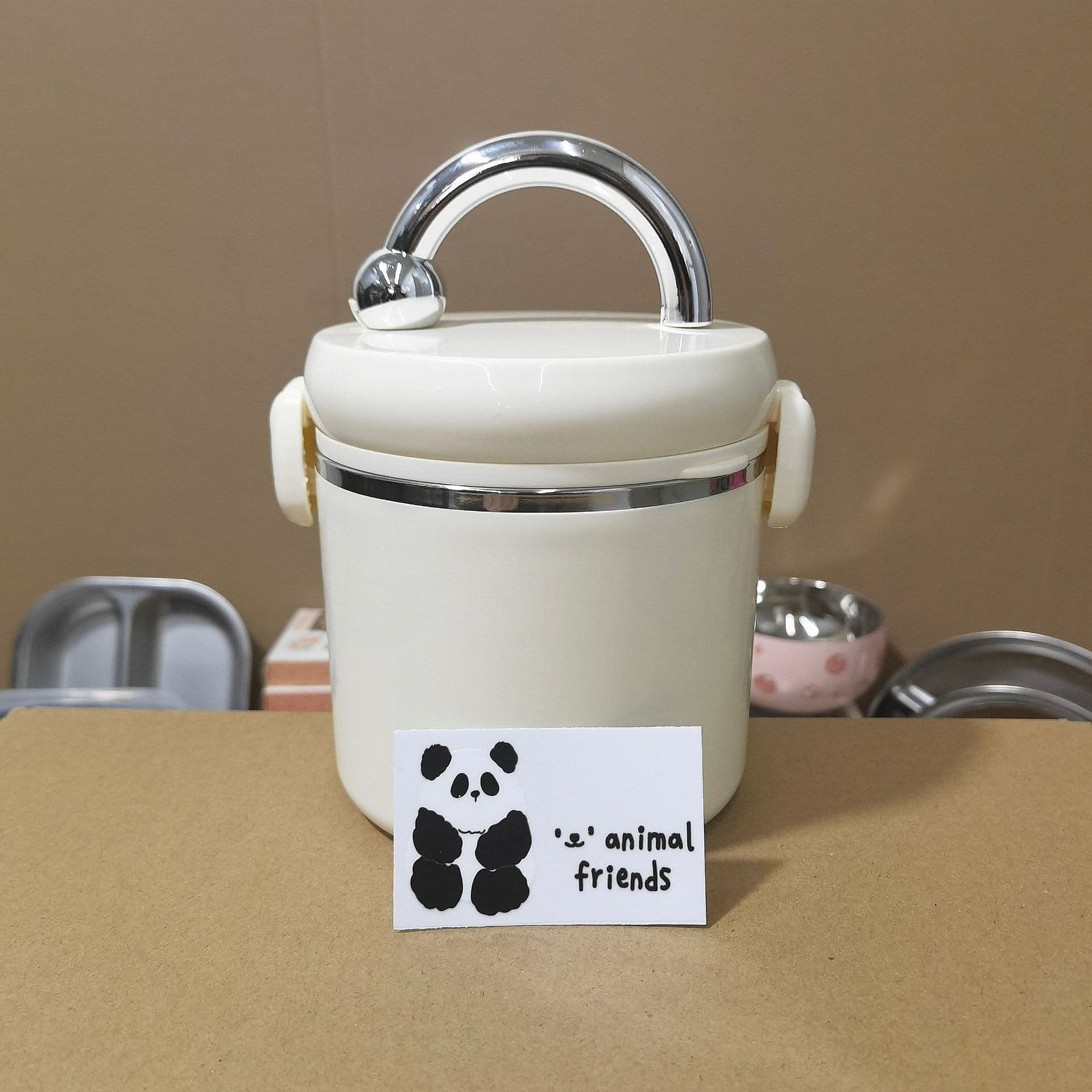 Genuine 304 Stainless Steel Lunch Box for Office Workers, Company Lunch Box with Rice Seal and Lid, Microwave-Safe Lunch Box
