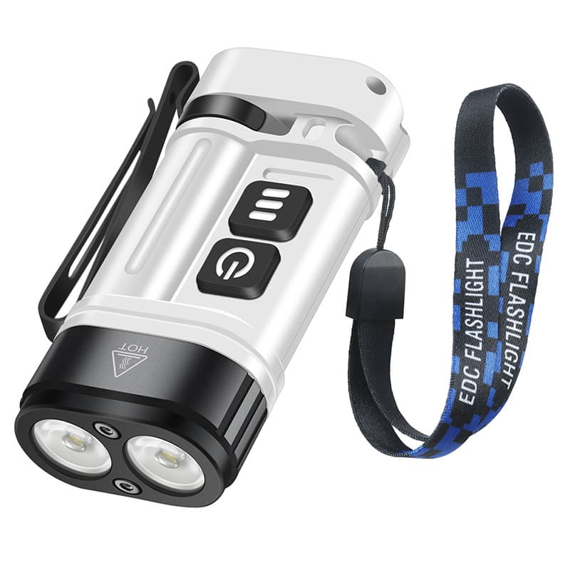 800 Lumens Aa/14500 Dual-Use Flashlight Rechargeable Mini Keychain Light Edc Strong Light Emergency Lighting