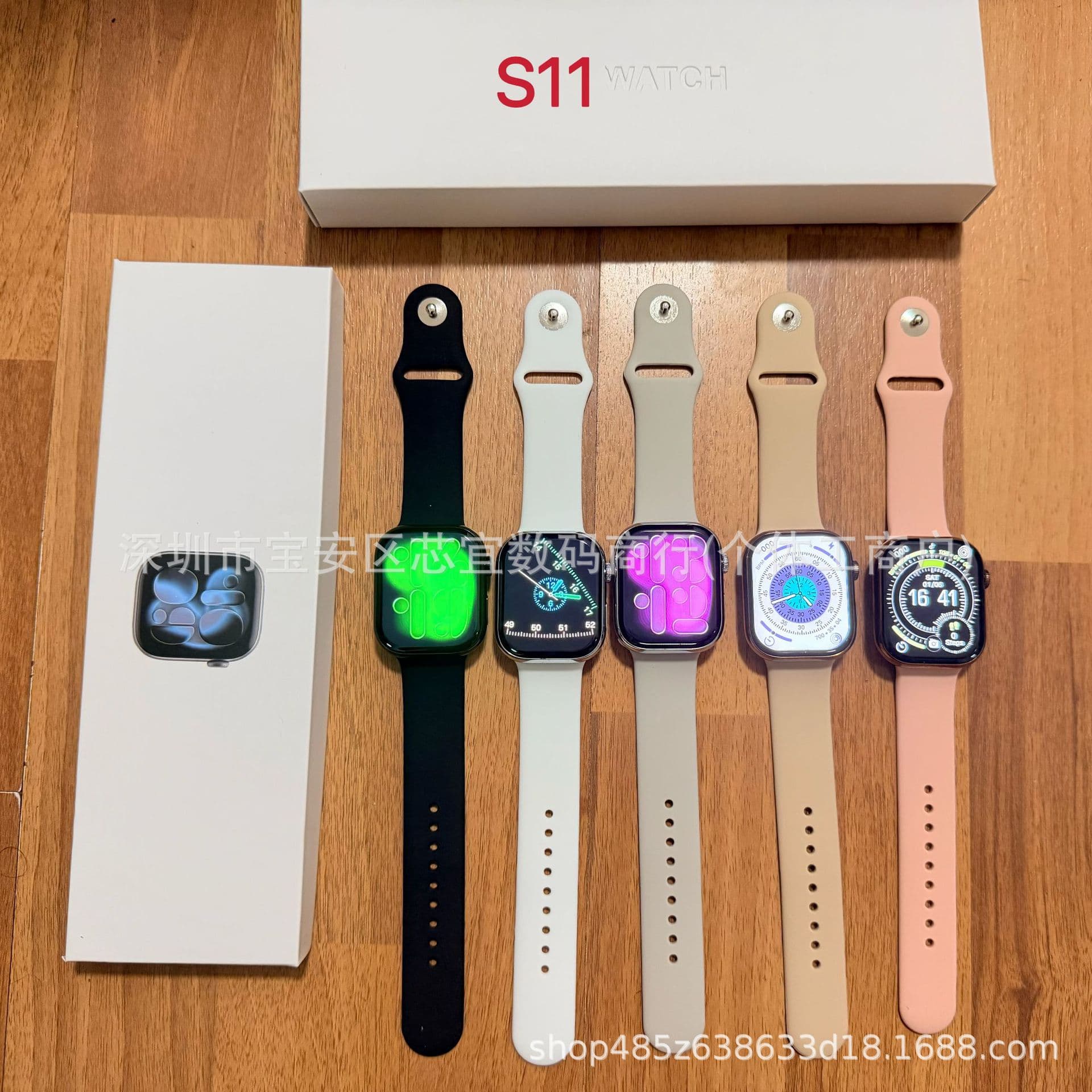 Huaqiangbei 1:1 Watch S11 46mm Smartwatch Sports Smart Watch with Boot Logo Cross-border New Model
