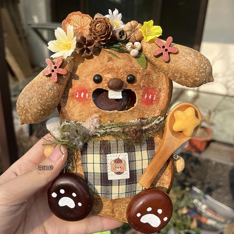 Super cute pod doll pendant ornaments diy material package handmade homemade gift for friends birthday graduation season