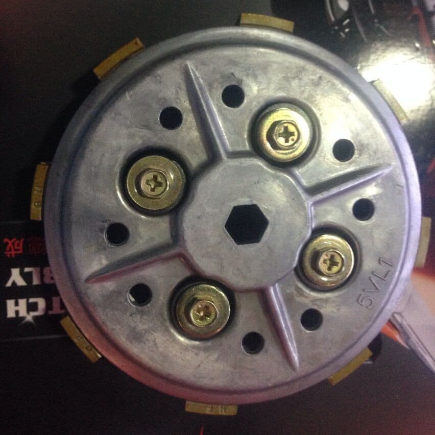 Motorcycle Parts YBR125 Center Hub Assembly Small Hub Assembly 4-Plate 5-Plate Center Hub Assembly