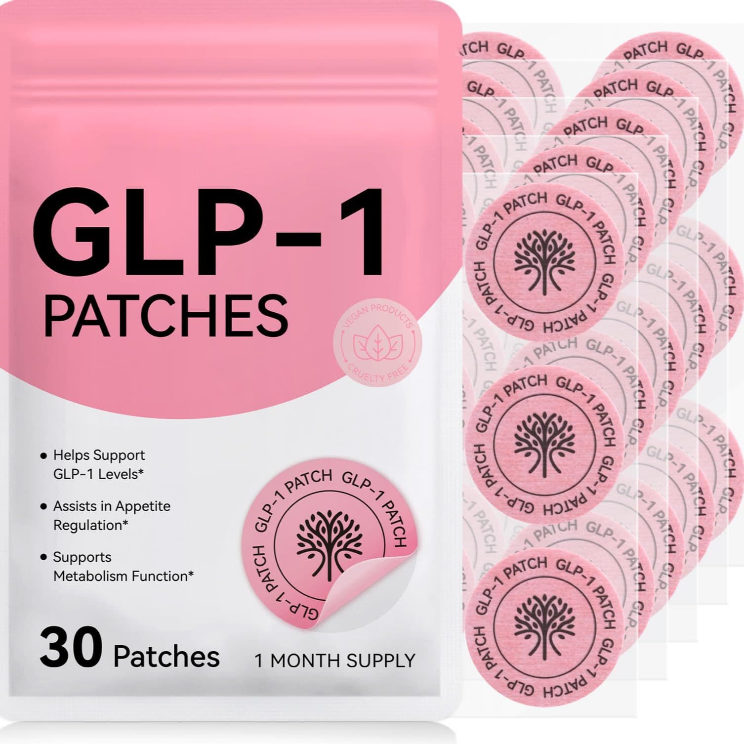 Cross-border best-selling unlabeled Male Power Drops Men's Body Nourishing and Slimming GLP-1 Patches