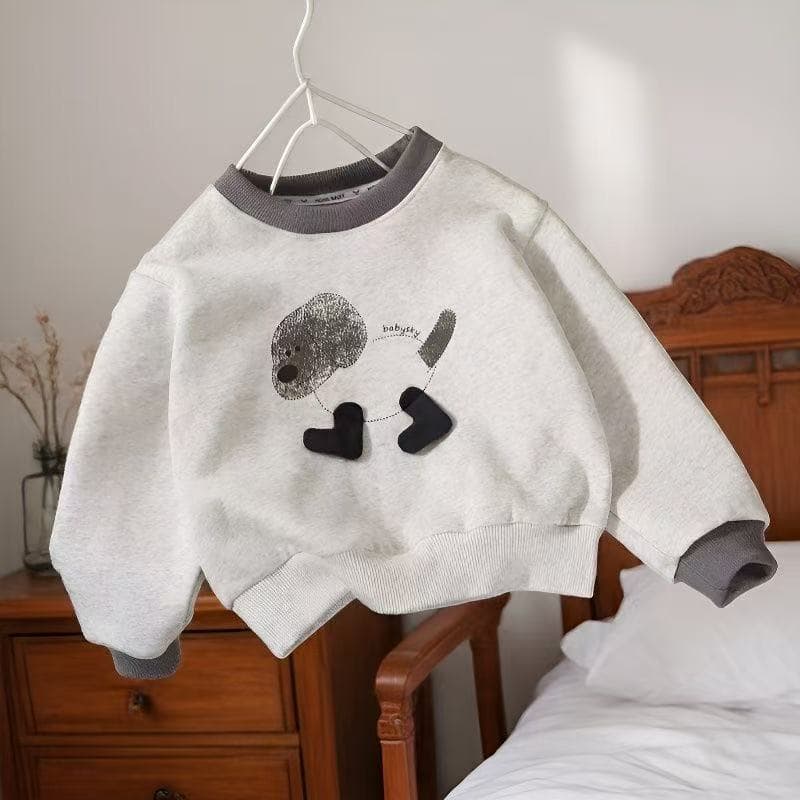2026 New Outerwear Children's Sweatshirts Spring and Autumn Style Cute and Versatile Western Cool Handsome Boys' Wear Puppy Boys' Sweatshirts