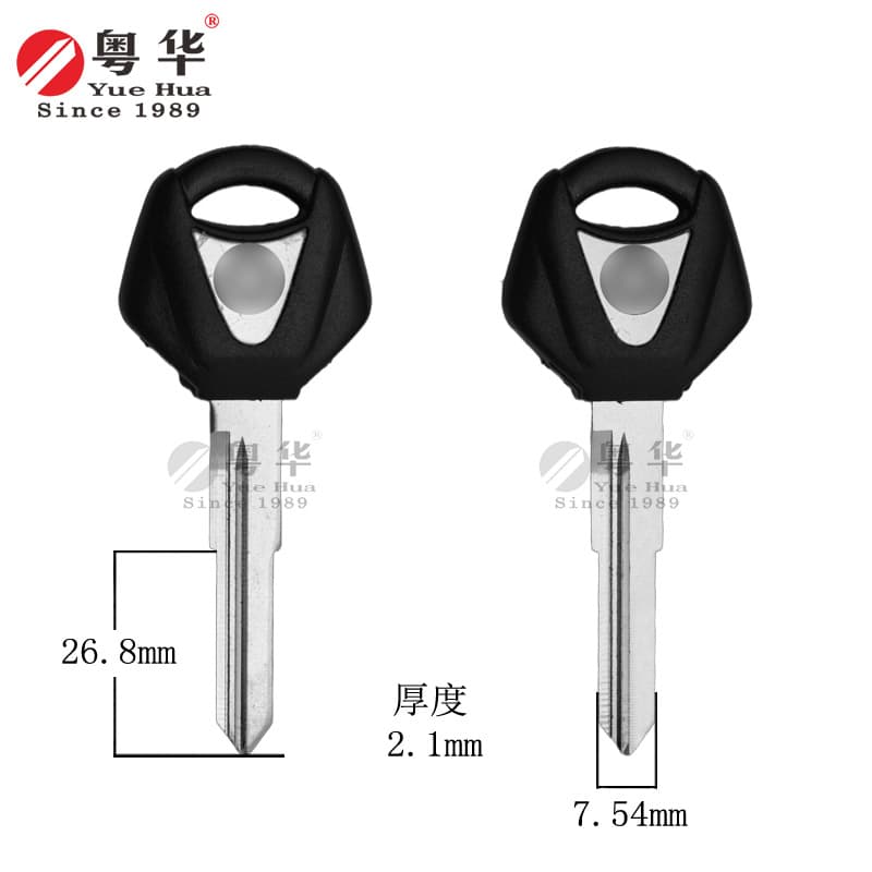Suitable for Yamaha motorcycle key Yamaha 019 right double r3/15/125 mt03/25 double slot