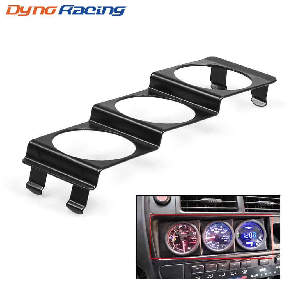 52mm Car Instrument Panel Mount/Dashboard Bracket, Three-Hole Universal, Car Radio Slot