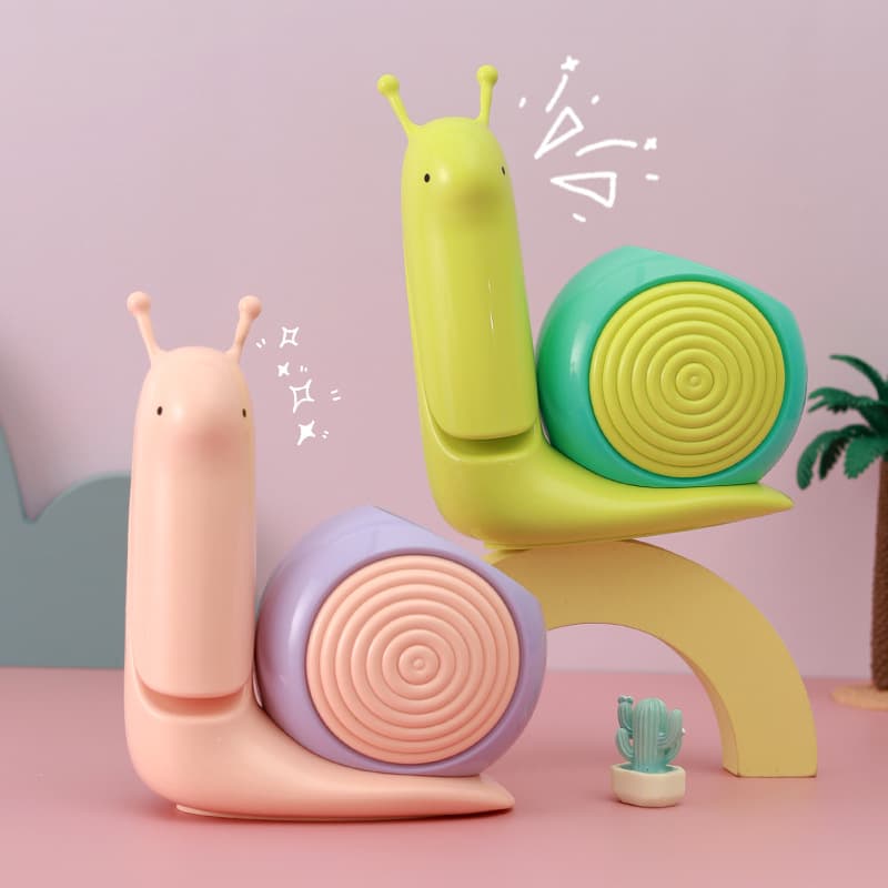 Cross-border Snail-Shaped LED Study Lamp, Student Dormitory Bedroom Nightstand Light, Night Market Stall Glowing Night Light Wholesale