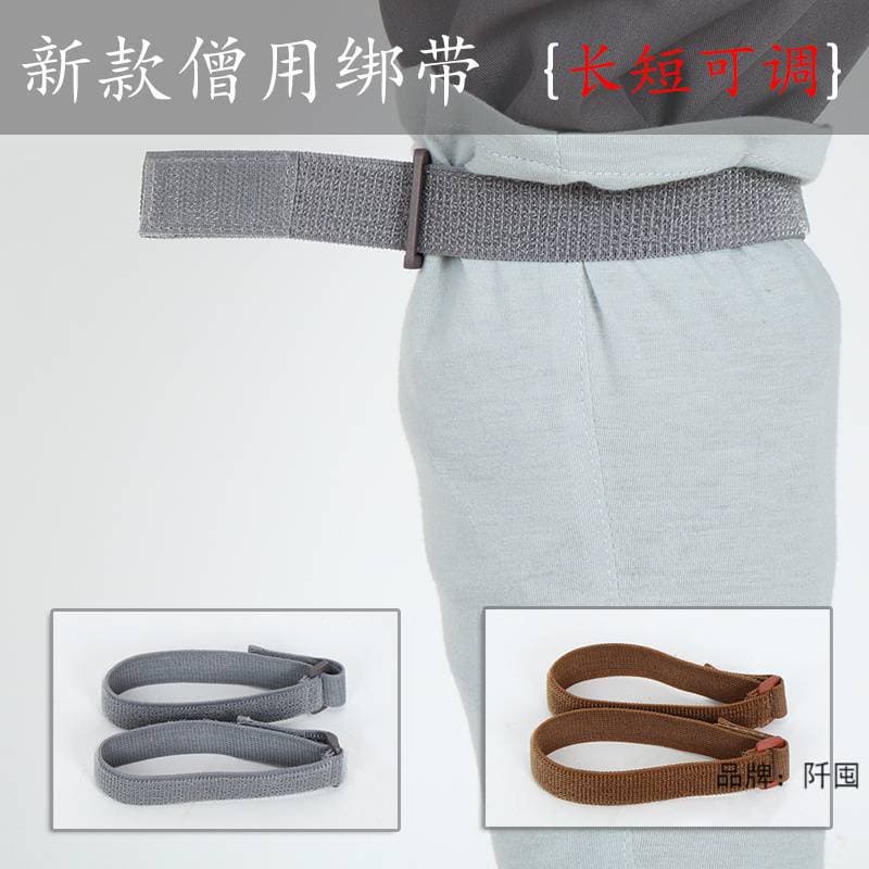 Monk socks and leggings monk elastic large socks and leggings monk pants fixed elastic band Velcro straps four seasons