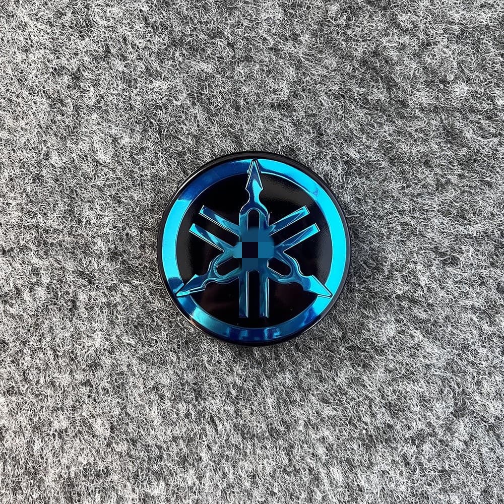 Motorcycle Accessories Yamaha Acrylic Round Badge TMAX NMAX Side 3D Sticker Fuel Tank Decal 5CM