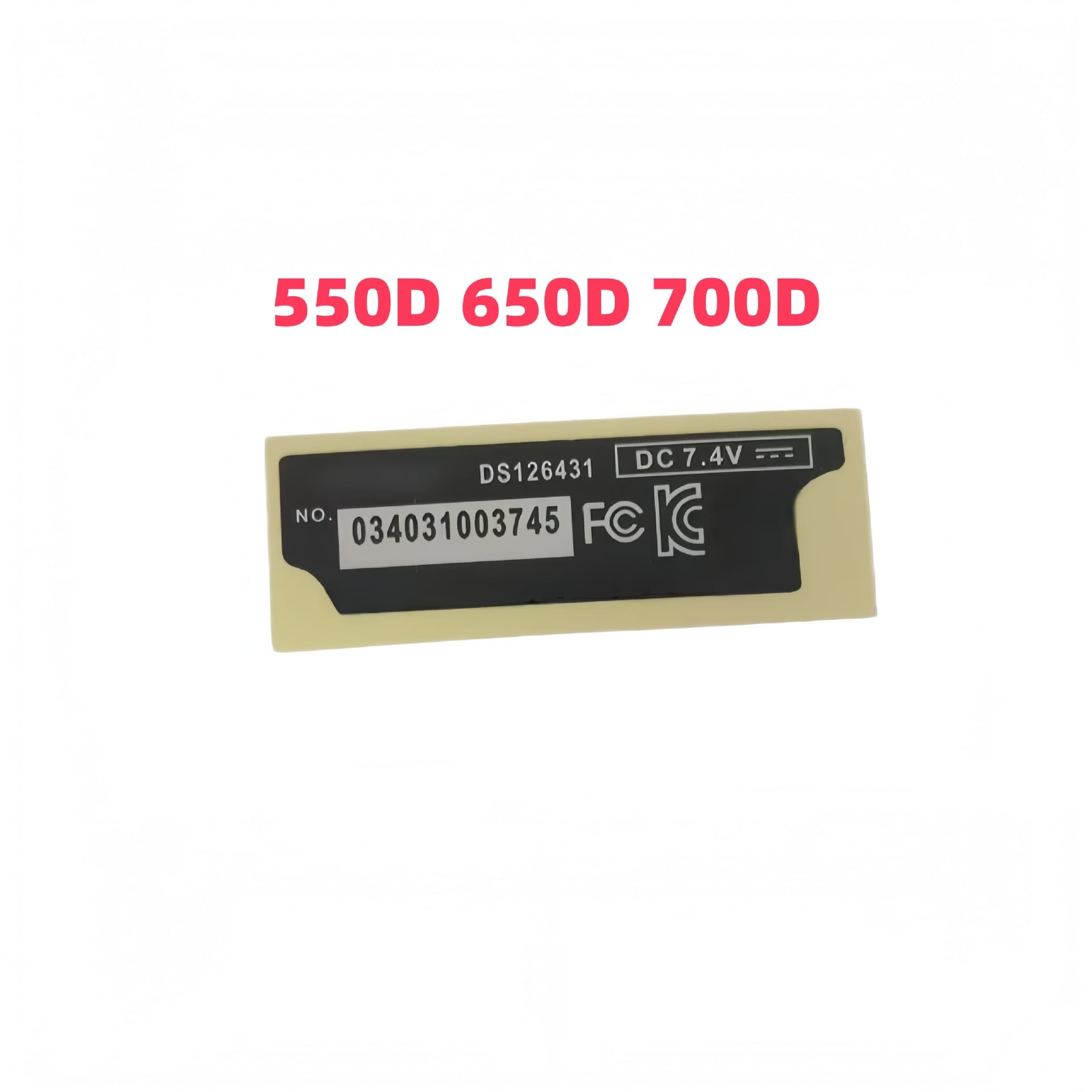 Bottom Label Sticker for Canon 550D 600D 650D 700D 750D 760D