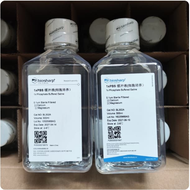 White Shark BL302A, 1× PBS buffer (cell culture) Biosharp, sterile PBS