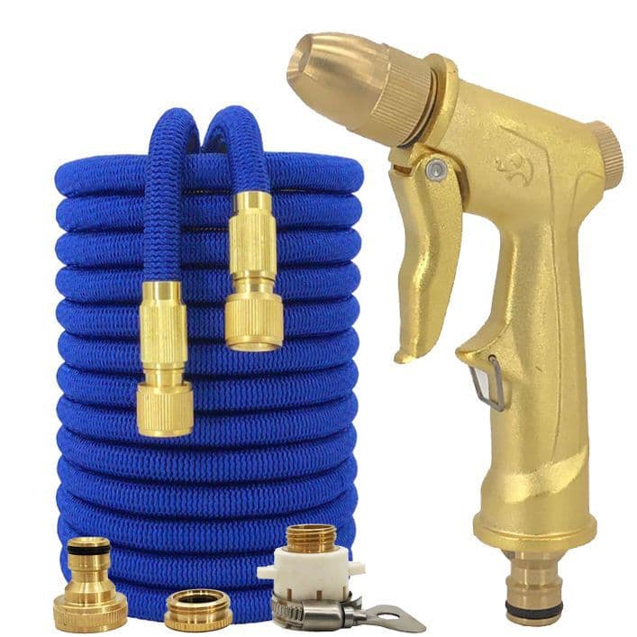 Hot Selling 3x Extendable Water Hose for Car Washing and Watering Flowers - Magic Flexible Water Hose Set, High-Pressure Car Wash Gun, Car Wash Supplies