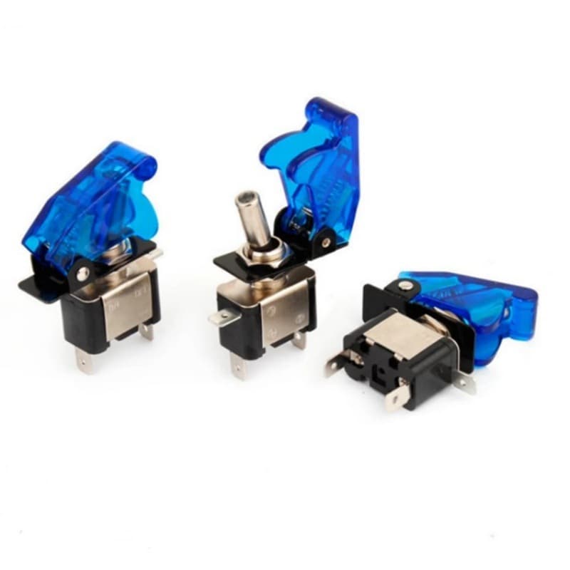 ASW-07D Illuminated Toggle Switch, Car Modification Switch, 12V with Red LED Fog Light Switch 12V 2A
