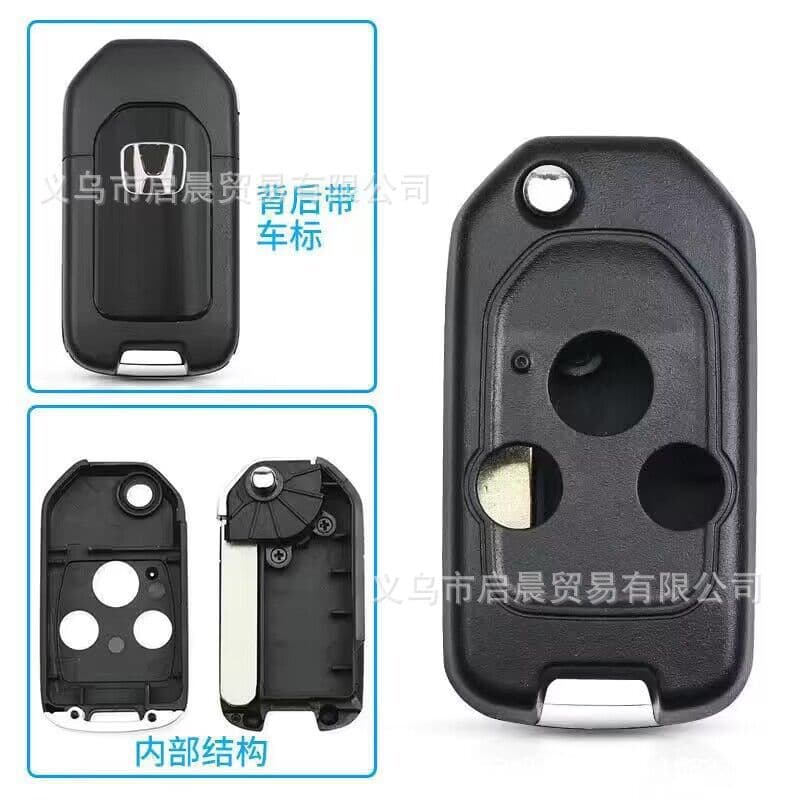 Compatible with Honda Accord Fit Odyssey City Civic CRV City Straight Key Fob Modification Folding Shell