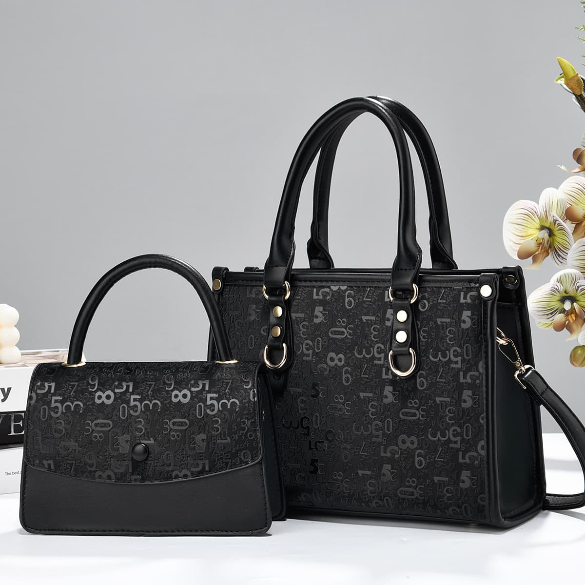 Foreign trade spot bag design sense mother-in-law bag 2026 new fashion digital printing handbag women's trendy fashion