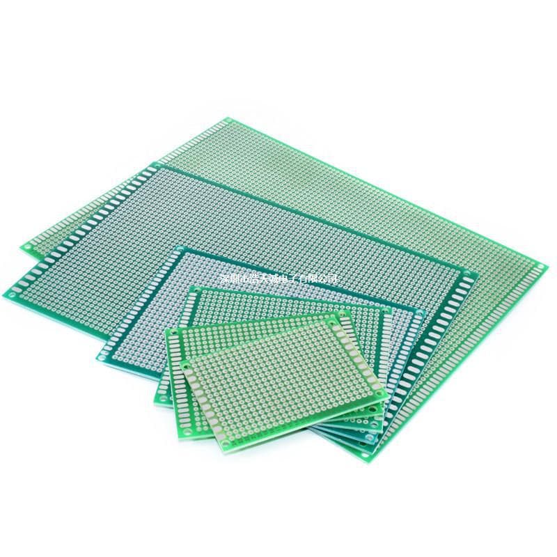 Single-sided universal PCB board, prototype circuit board 7-hole, 9-hole, 18*30 experiment board, breadboard 15*20cm