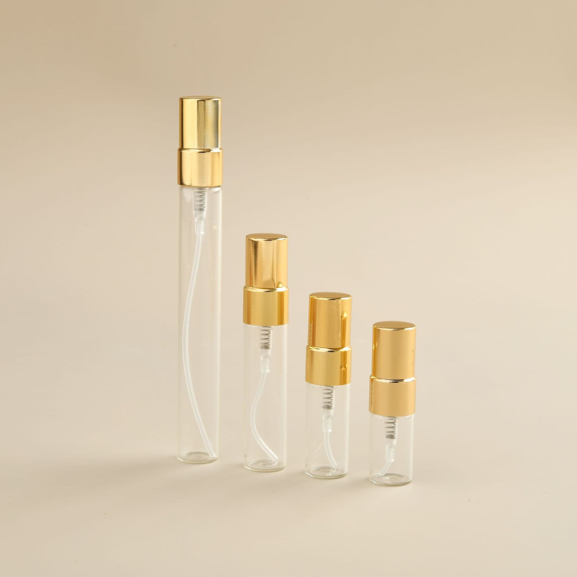 2/3/5/10ml Empty Spray Bottle, Liquid Glass Perfume Refillable Bottle, Travel Portable Sample Alcohol Empty Bottle