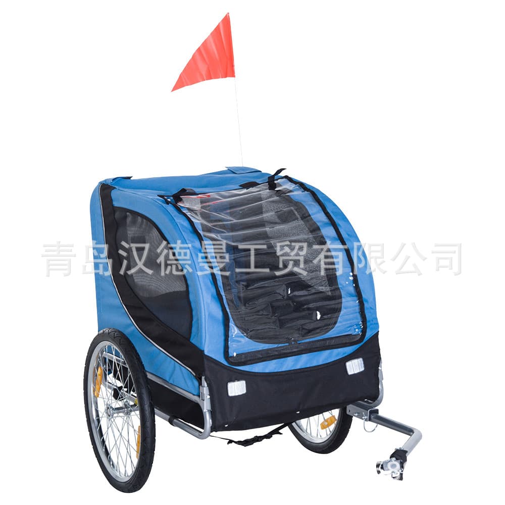 Export to Europe Foldable Cat Dog Outdoor Pet Trailer Doggy Trailer