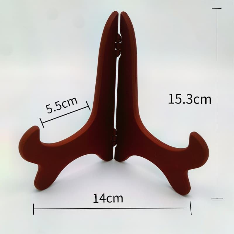 Factory Wholesale Round Fan Stand Plastic Fan Holder Base Chinese Fan Display Stand