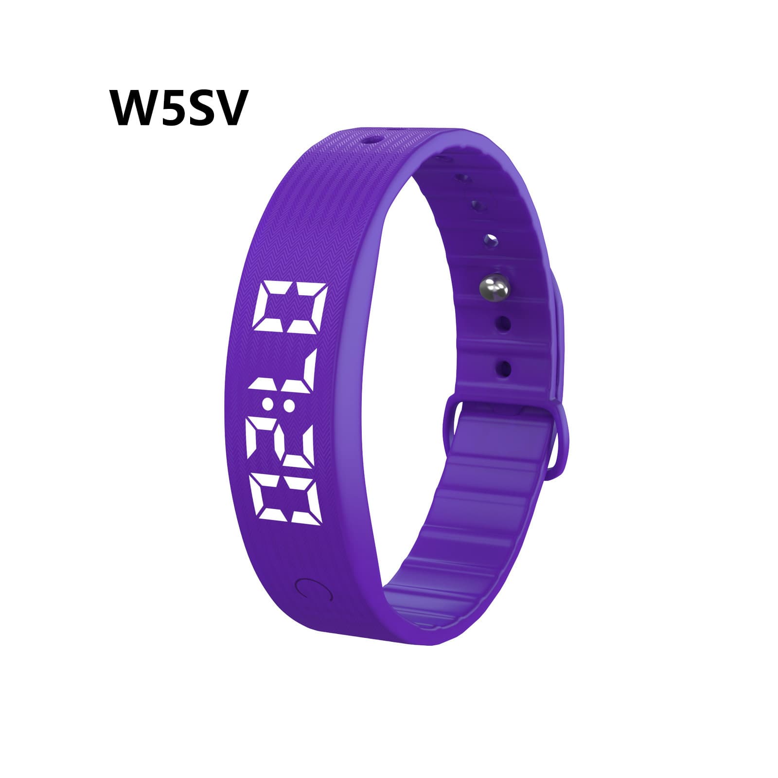 Vibration Alarm Bracelet Countdown Timer Stopwatch Sleep Monitor Step Counter Rechargeable Eco-friendly Silicone Bracelet W5SV